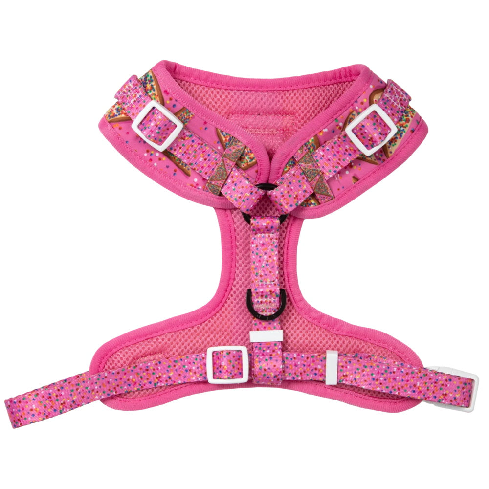 Big & Little Dogs Pink Fairy Bread Adjustable Harness